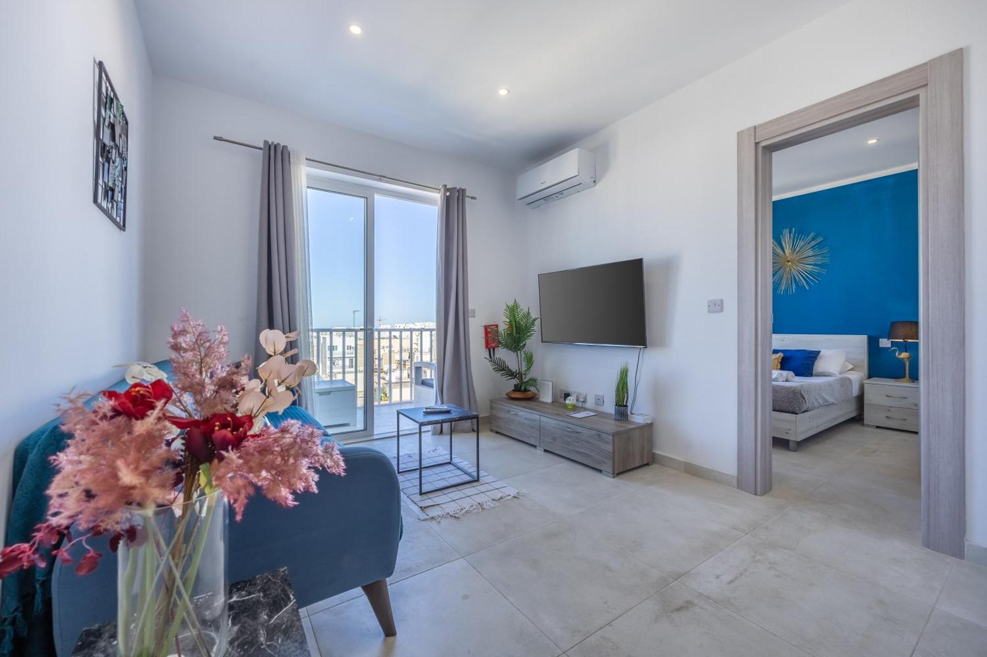 Apartamento Ii-Kamra Ta Golu 5 Min Walk From St Julians San Ġwann Exterior foto